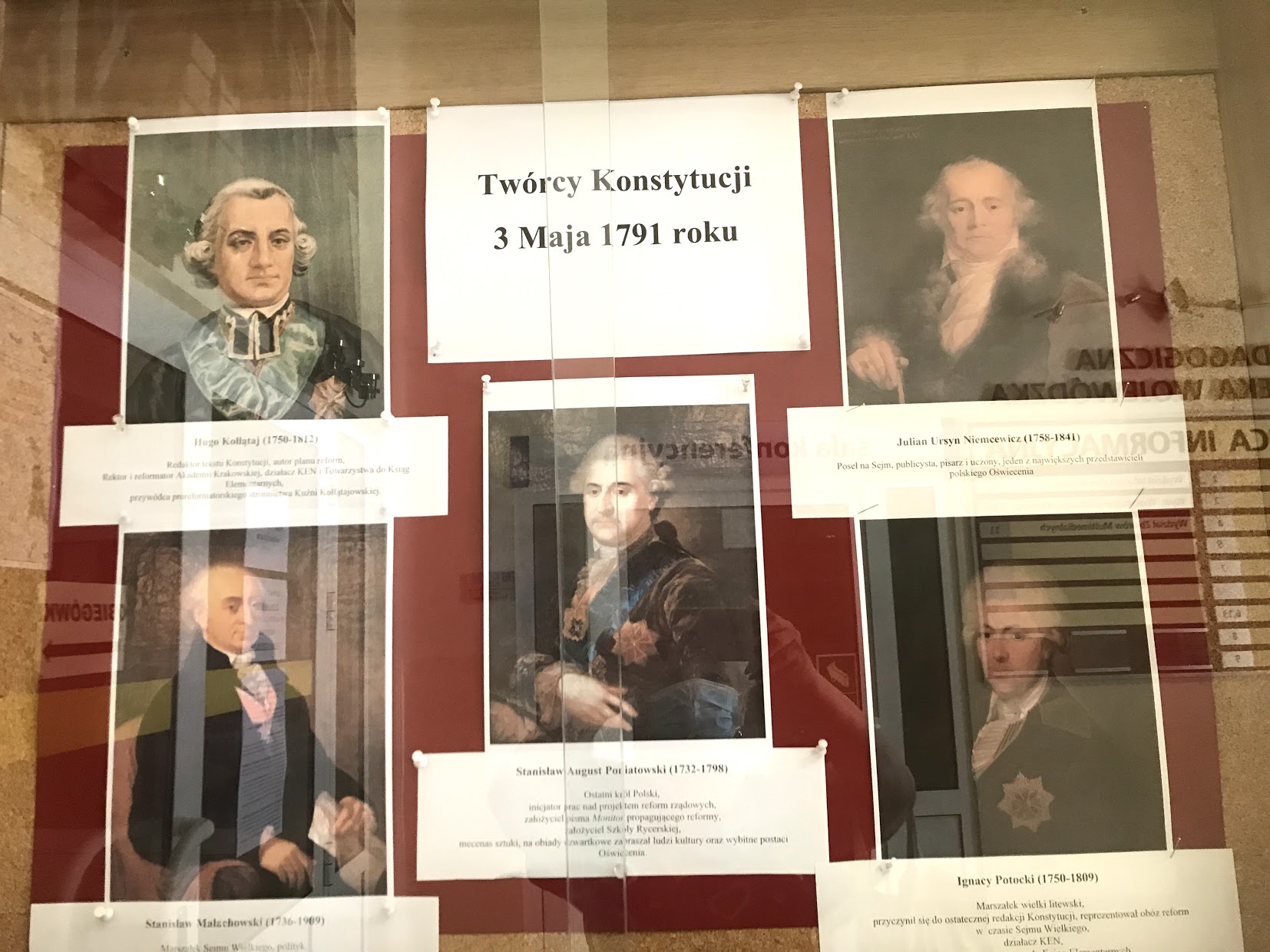 Twórcy Konstytucji 3 Maja 1791roku [wystawa W WBP Kielce]